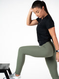 Legging verde oliva oscuro Flexi