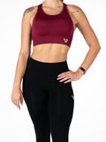 Reggiseno sportivo bordeaux tip-top