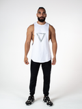 Camiseta sin mangas blanca Drop Arms