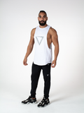 Camiseta sin mangas blanca Drop Arms