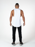 Drop Arms White Tank