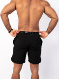 Flexi Jet Black Shorts