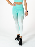 Leggings sin costuras azul cielo descolorido