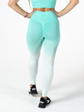 Leggings sin costuras azul cielo descolorido