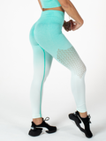 Leggings senza cuciture celeste sbiadito